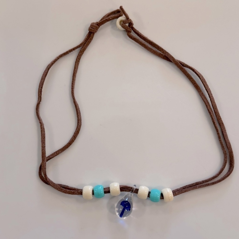 Mushroom Necklace Choker Boho